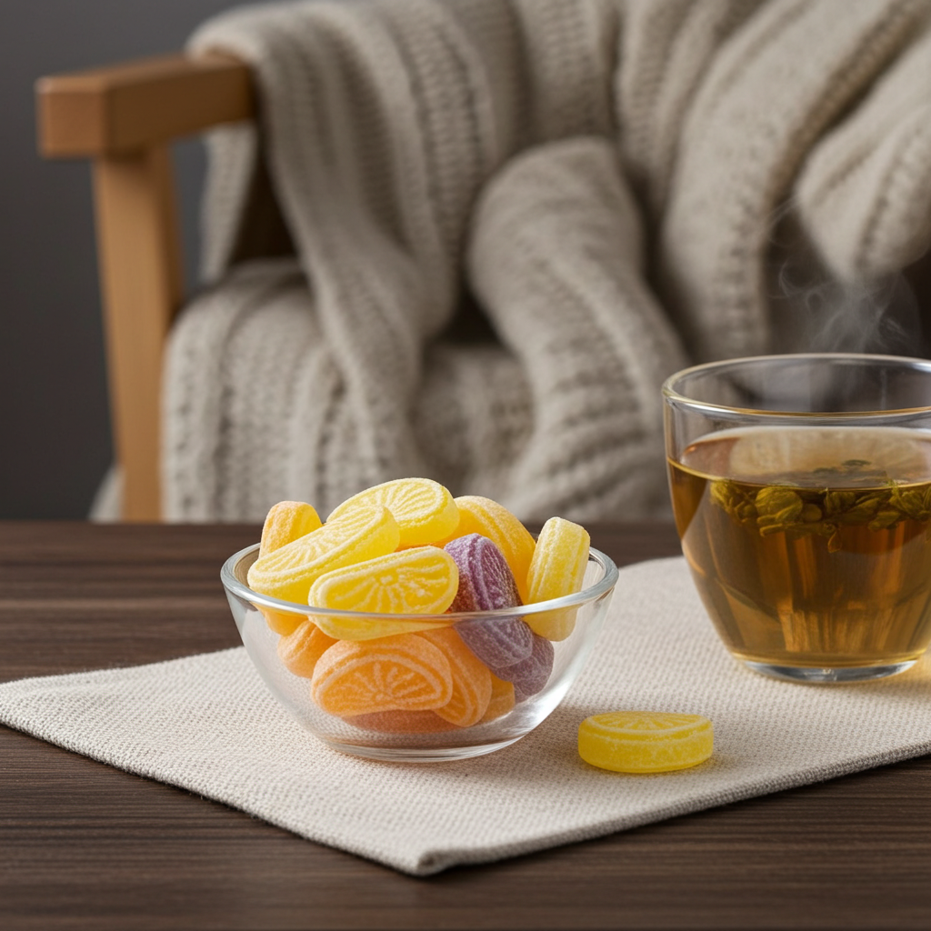 Orange-Zitrone Schnitten Fruchtbonbons Produktbild