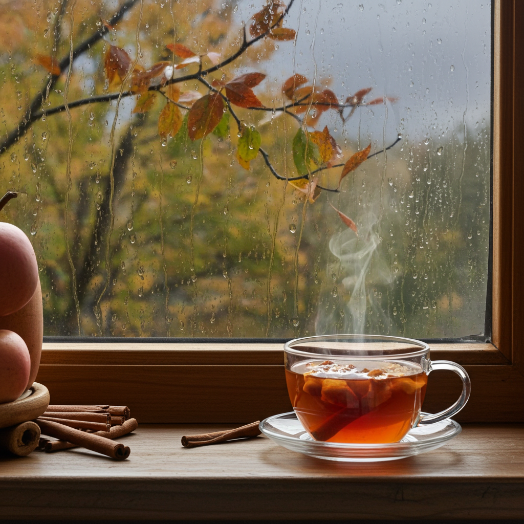 baked apple tea (fruit tea)
