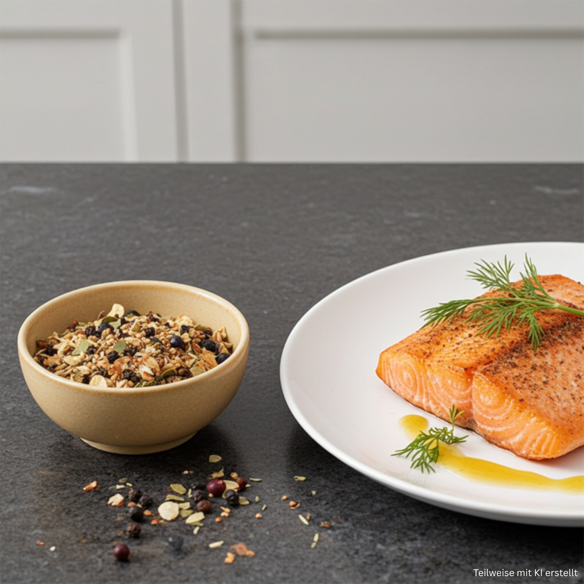 Assaisonnement pour poisson à gros grains (mélange d'épices)