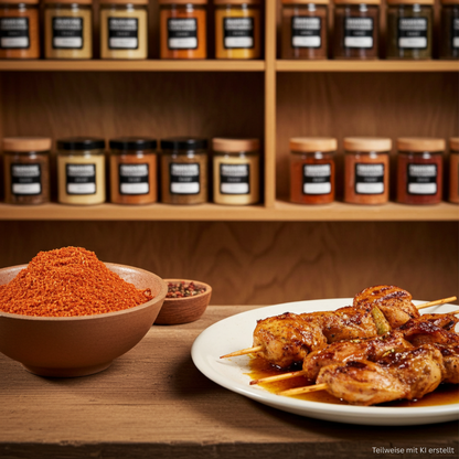 barbecue grill (seasoning preparation)