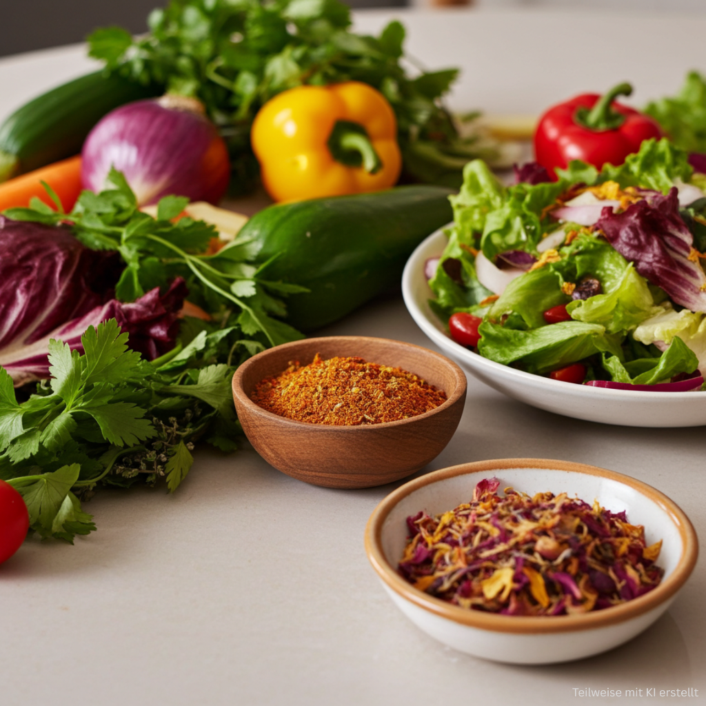flower mixture for salad (spice mixture)