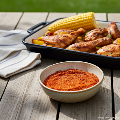 barbecue grill (seasoning preparation)