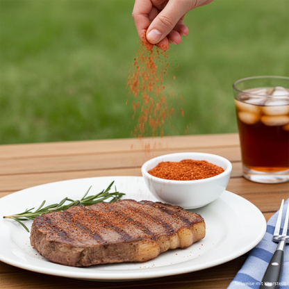barbecue grill (seasoning preparation)