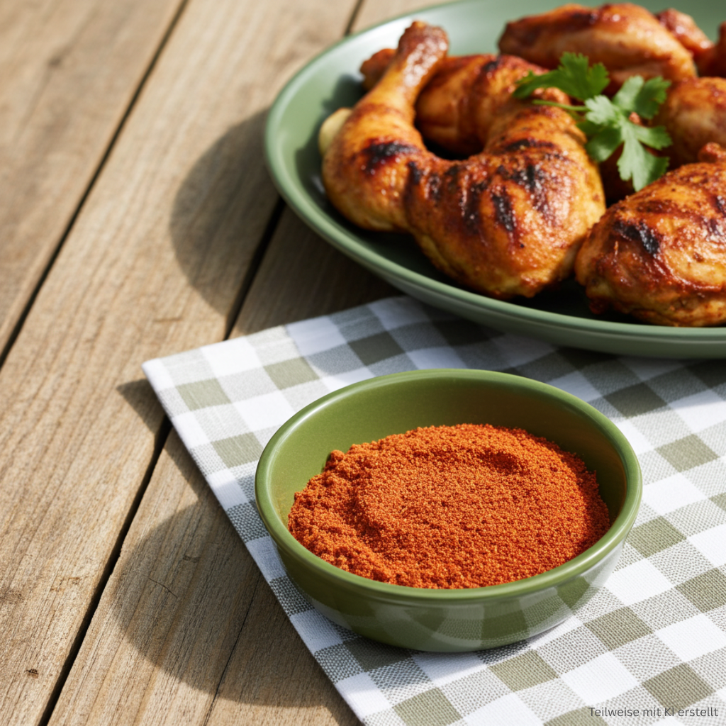 barbecue grill (seasoning preparation)