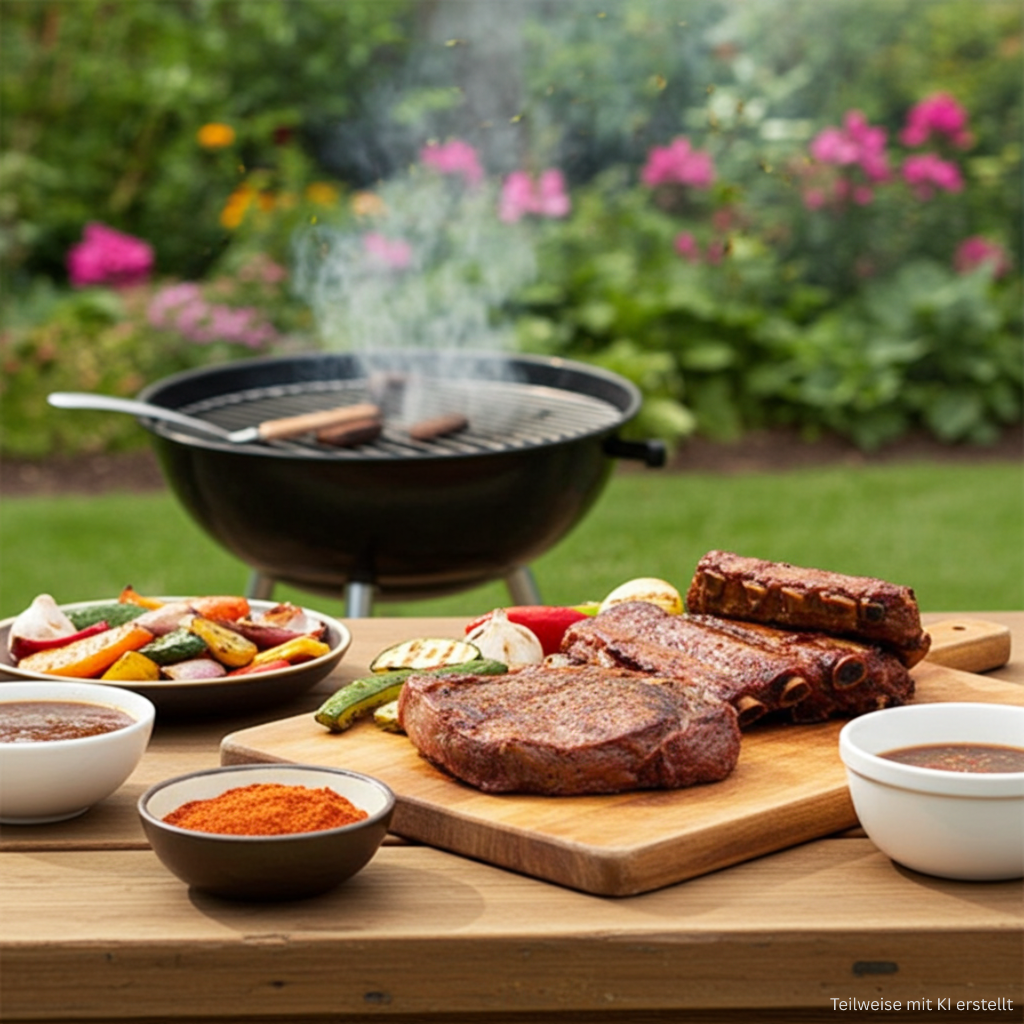 barbecue grill (seasoning preparation)