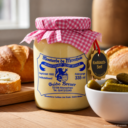 Knoblauch Senf - Monschauer Senf - 335 ml