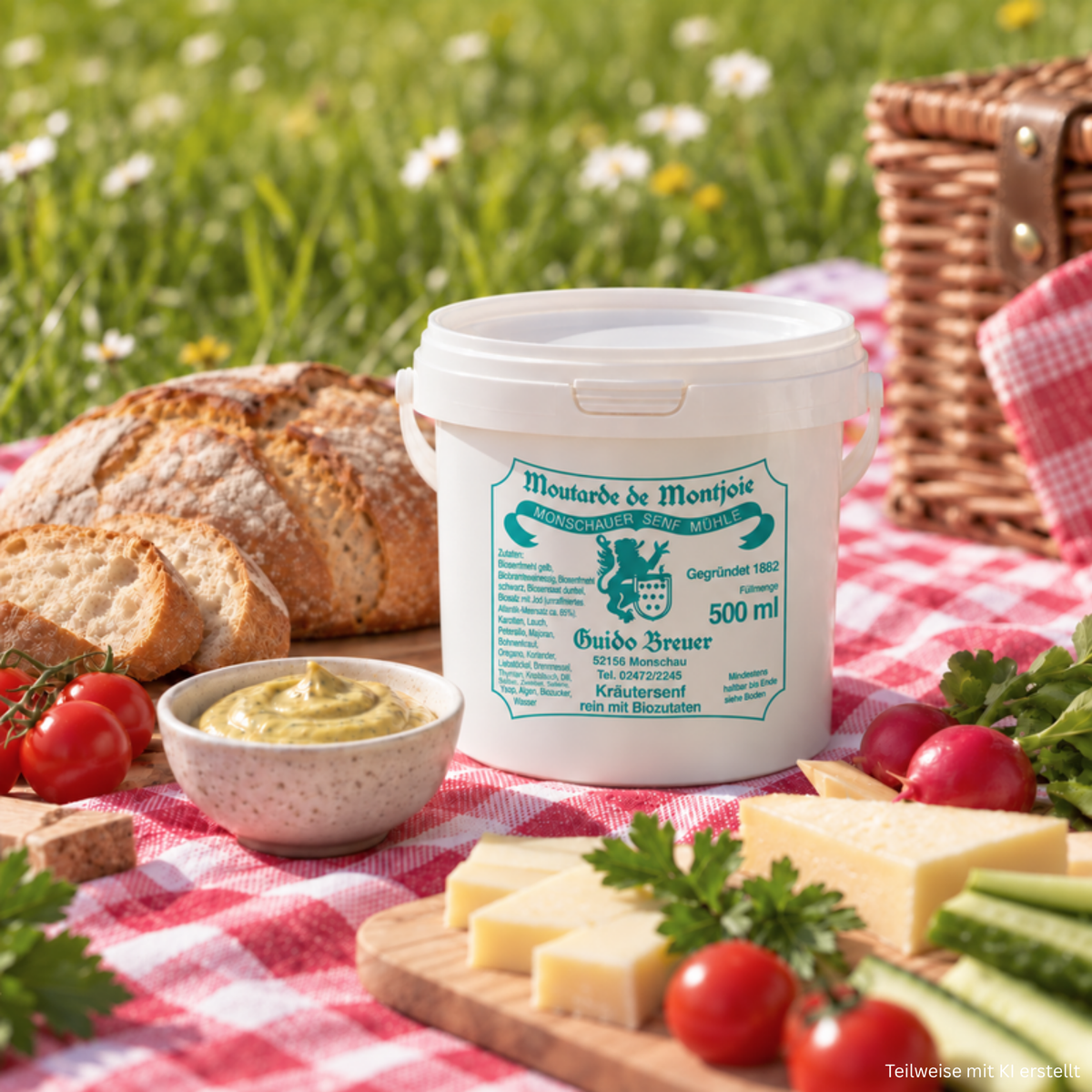 Kräutersenf - Monschauer Senf - 500 ml