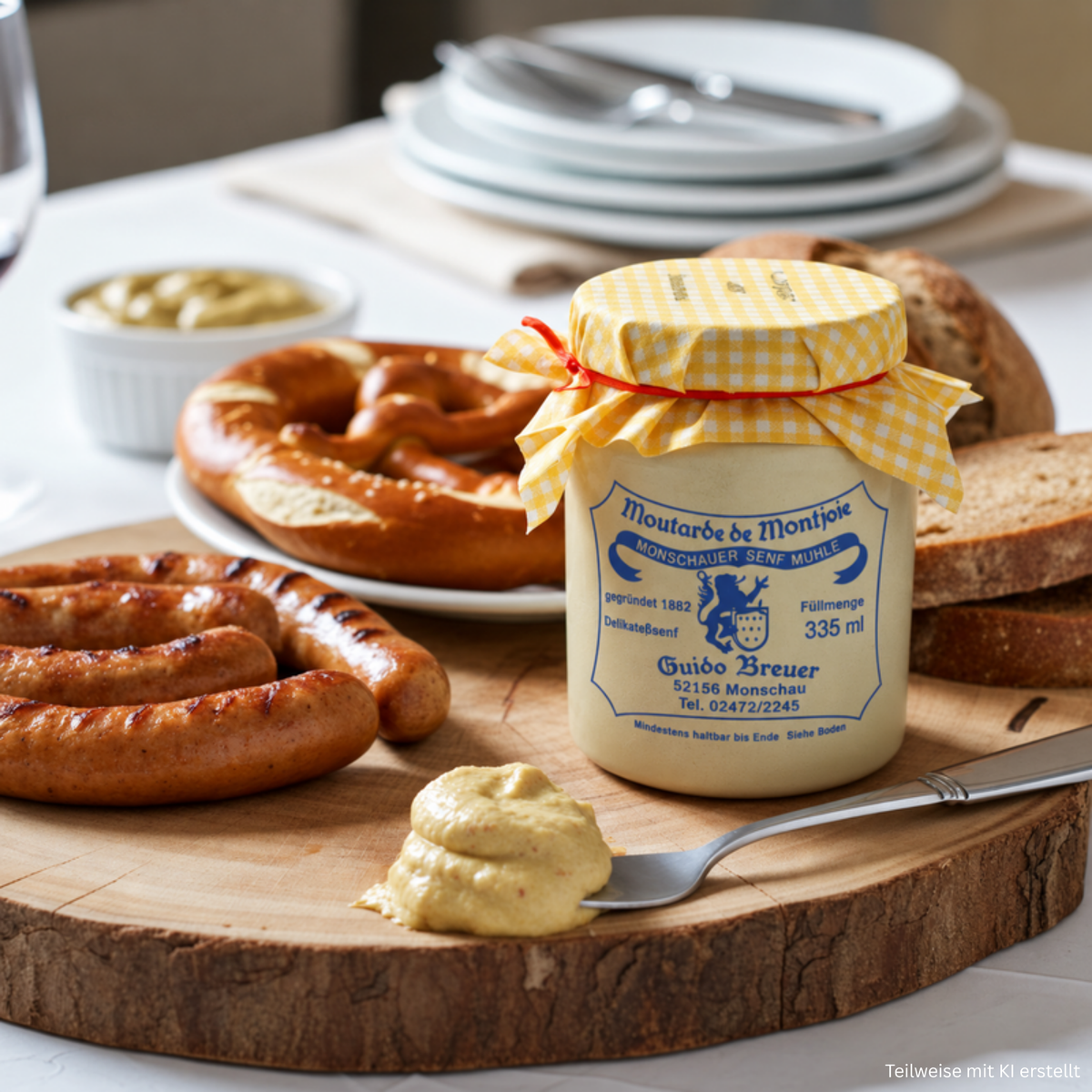 Ginger-Pineapple Mustard - Monschauer Mustard - 100 ml