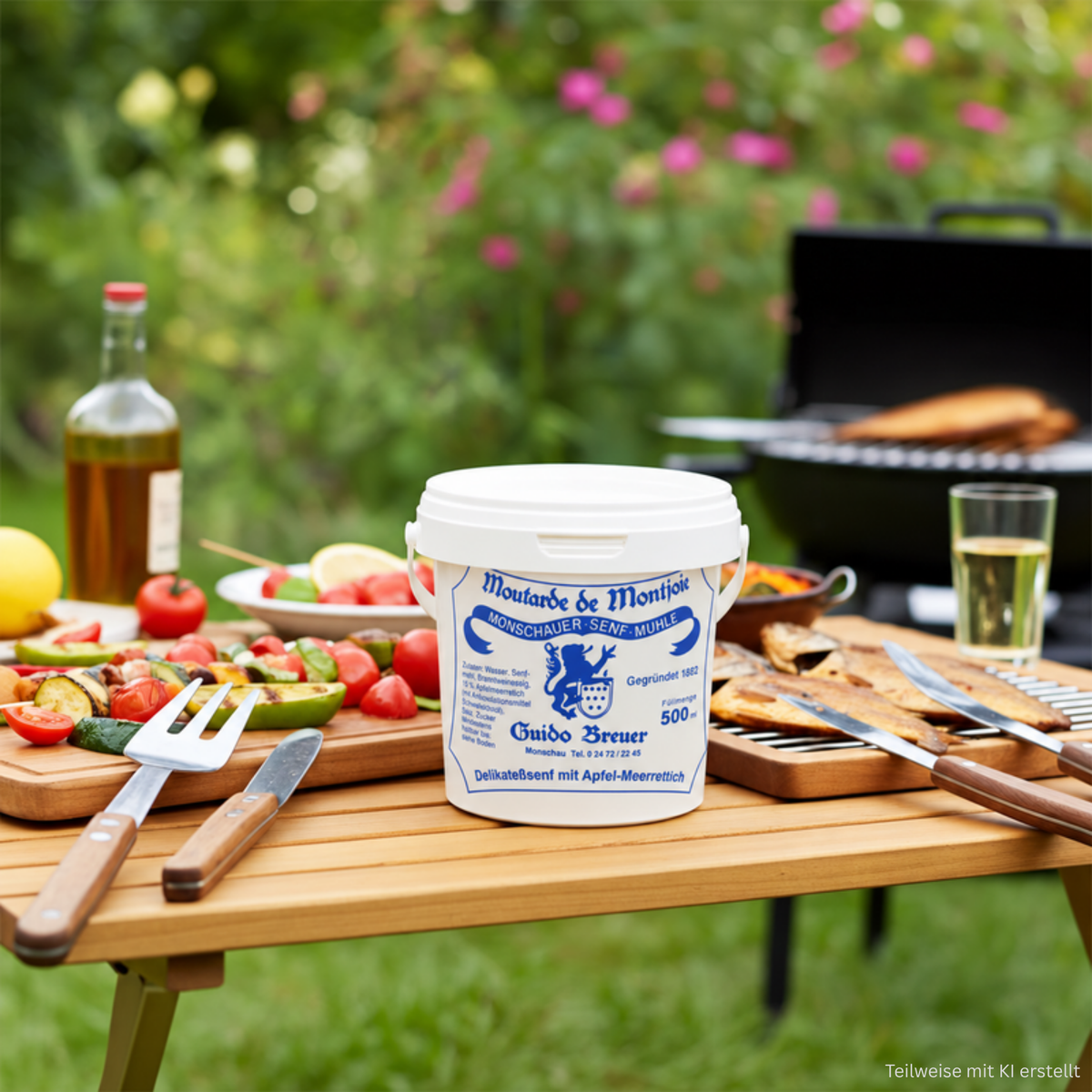 Apple-Horseradish Mustard - Monschauer Senf - 500 ml