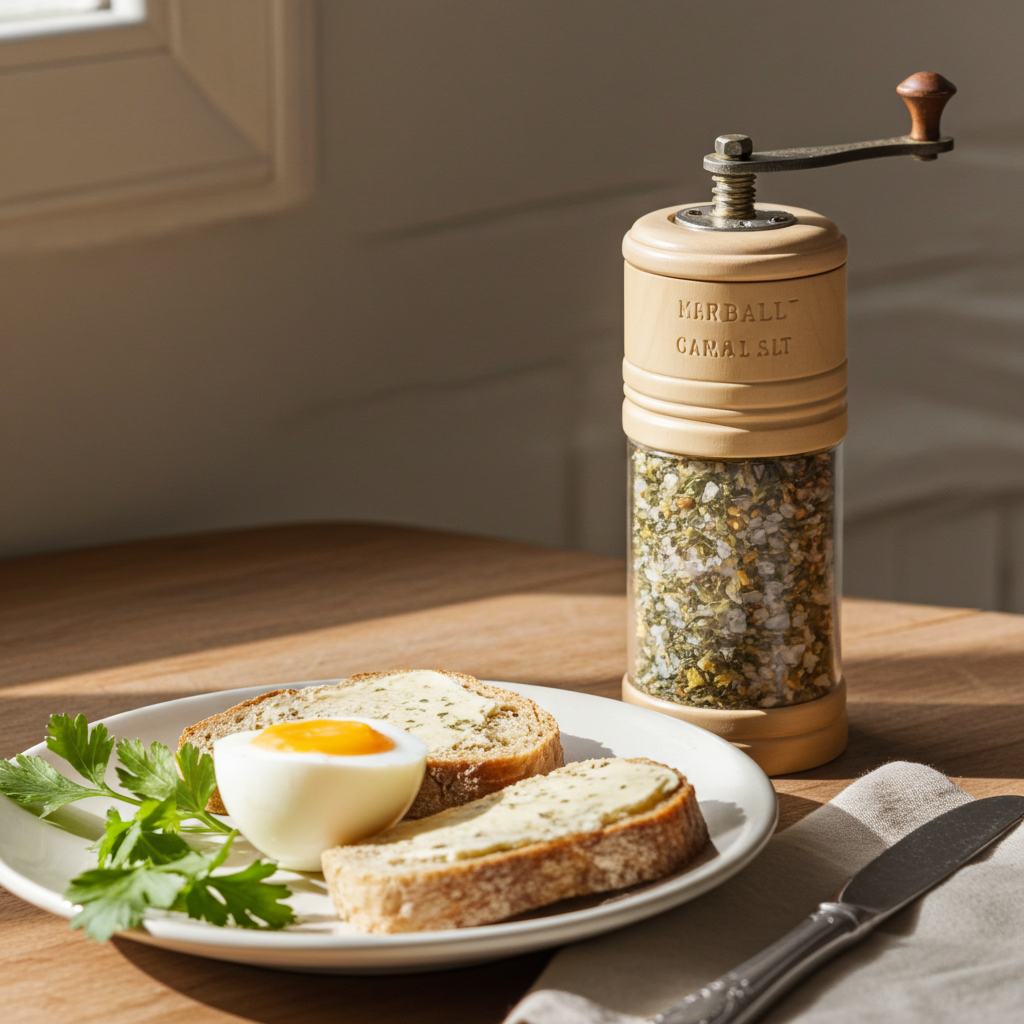 sel aux herbes pour le moulin (préparation d'épices)