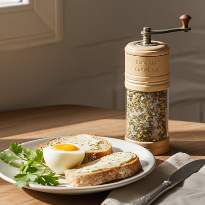 sel aux herbes pour le moulin (préparation d'épices)