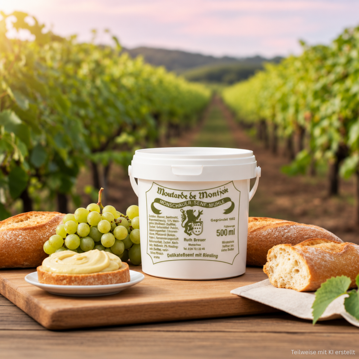 Riesling-Senf - Monschauer Senf - 500 ml