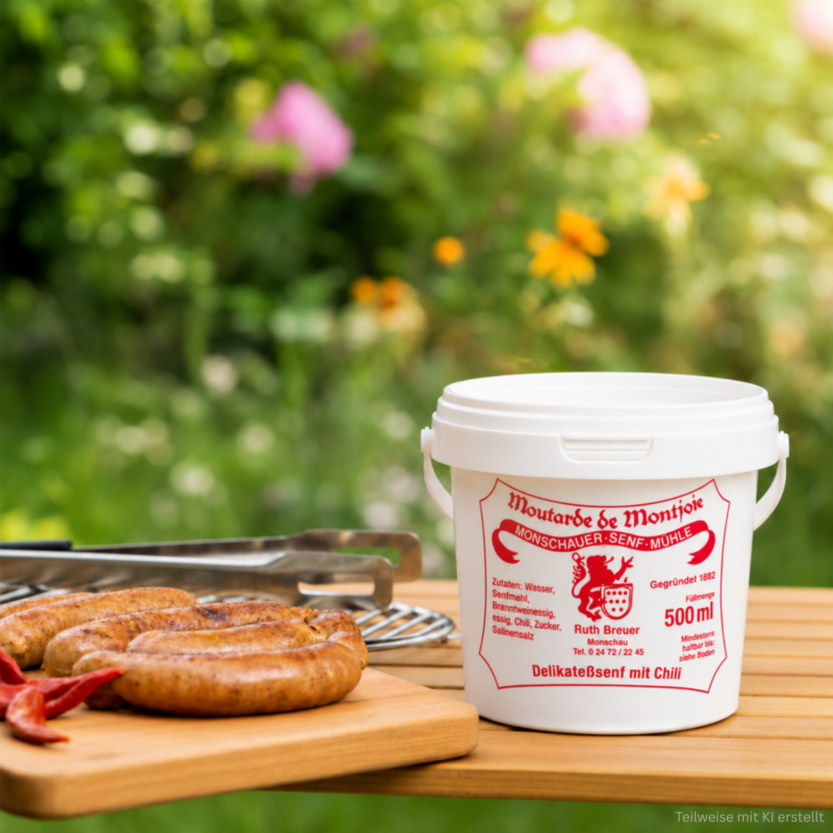 Chili Senf - Monschauer Senf - 500 ml