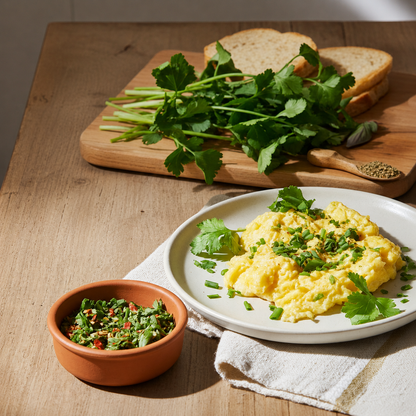 Rührei-Omelette (Gewürzzubereitung)