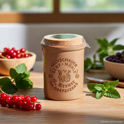 Blackcurrant mustard - Monschauer mustard - 100 ml