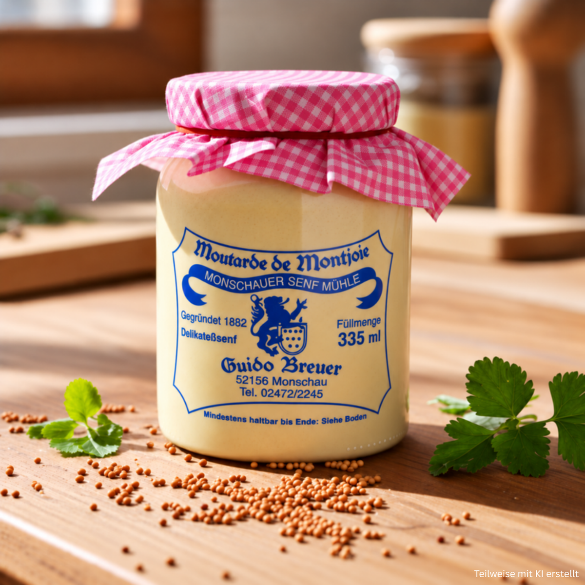 Knoblauch Senf - Monschauer Senf - 335 ml