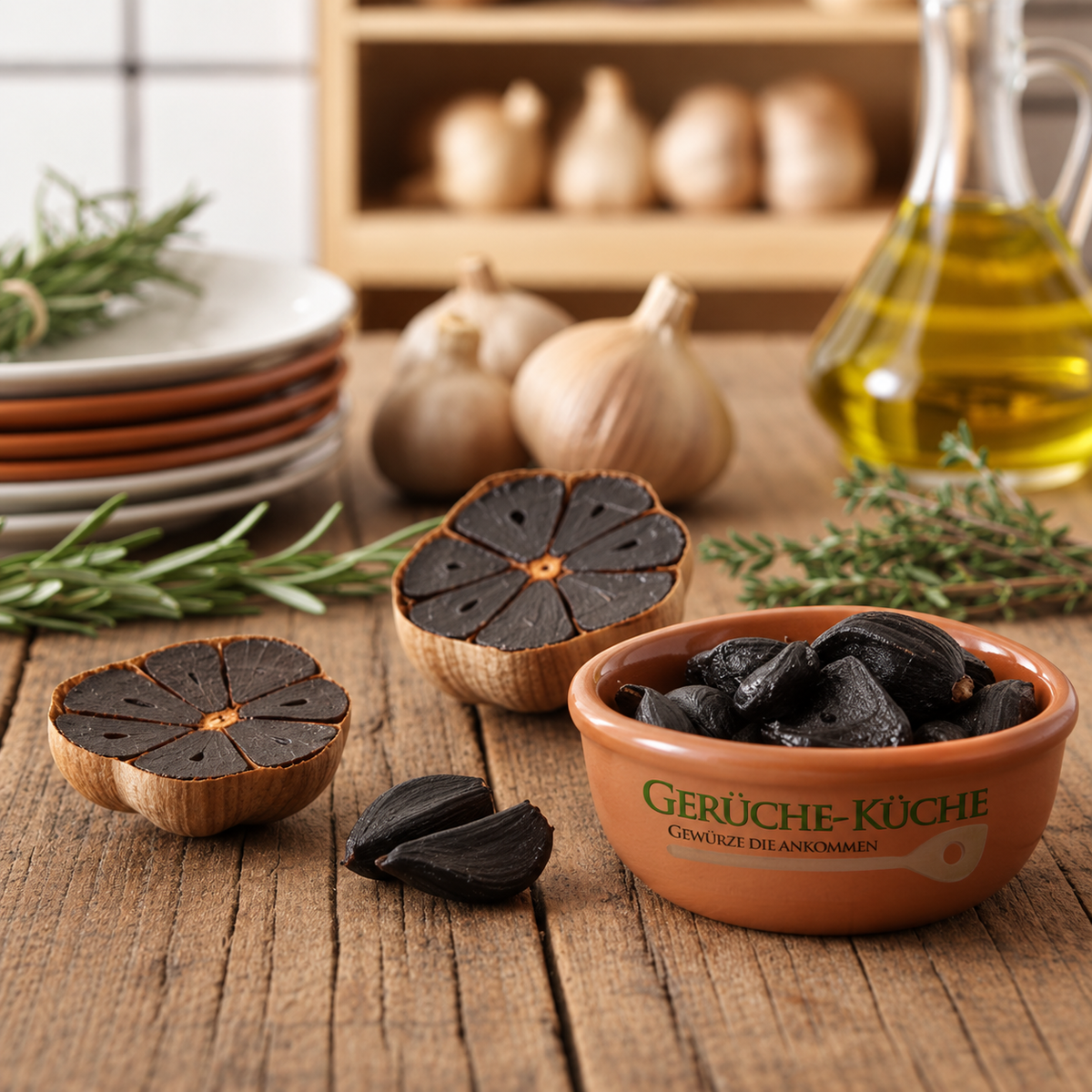 Ail noir fermenté d'Espagne