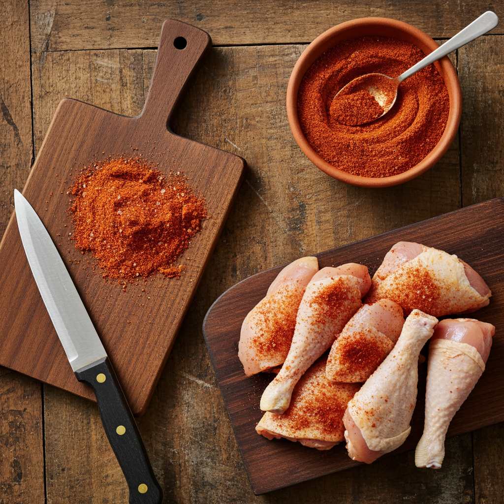 roast chicken (seasoning preparation)