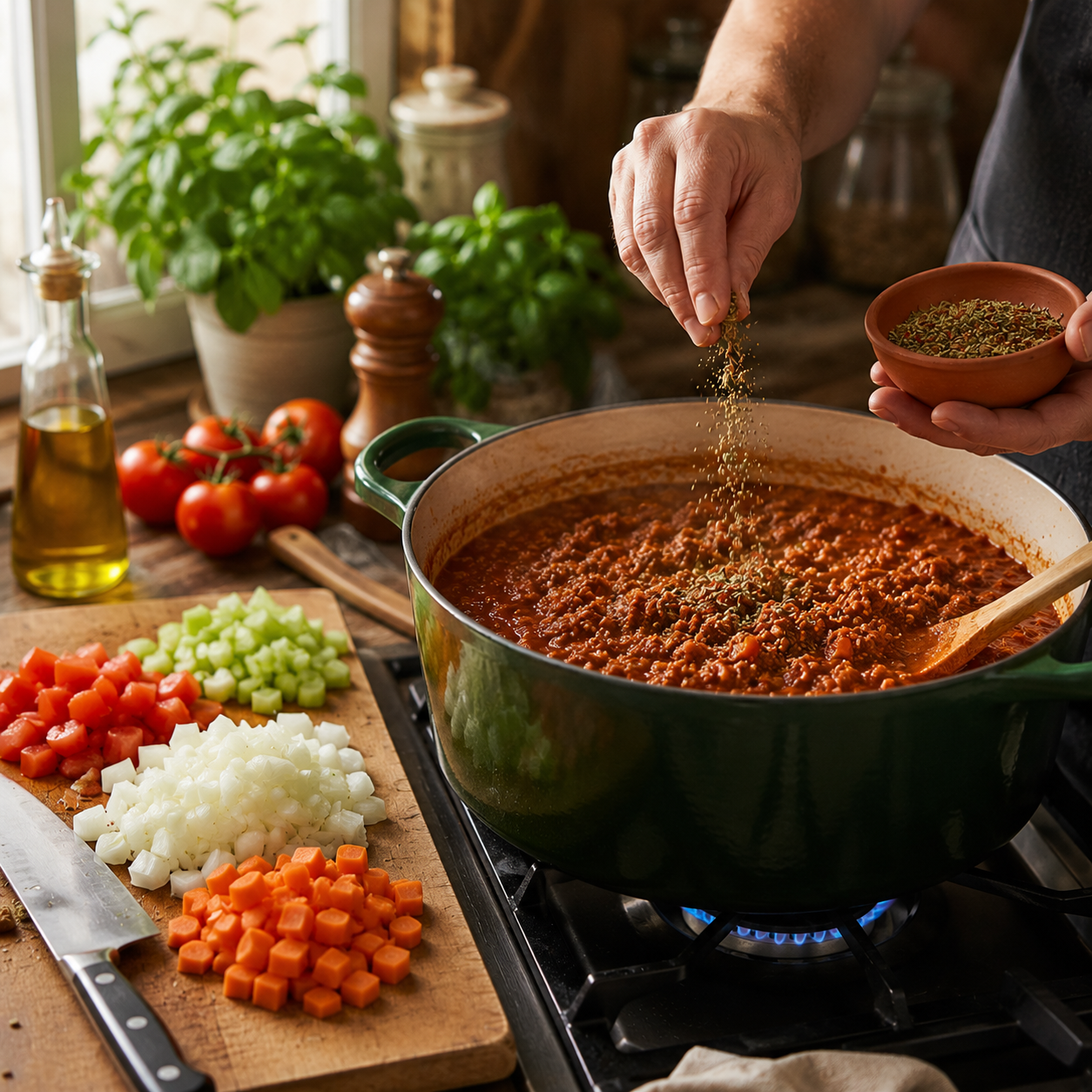 Spaghetti-Bolognese (Gewürzzubereitung)