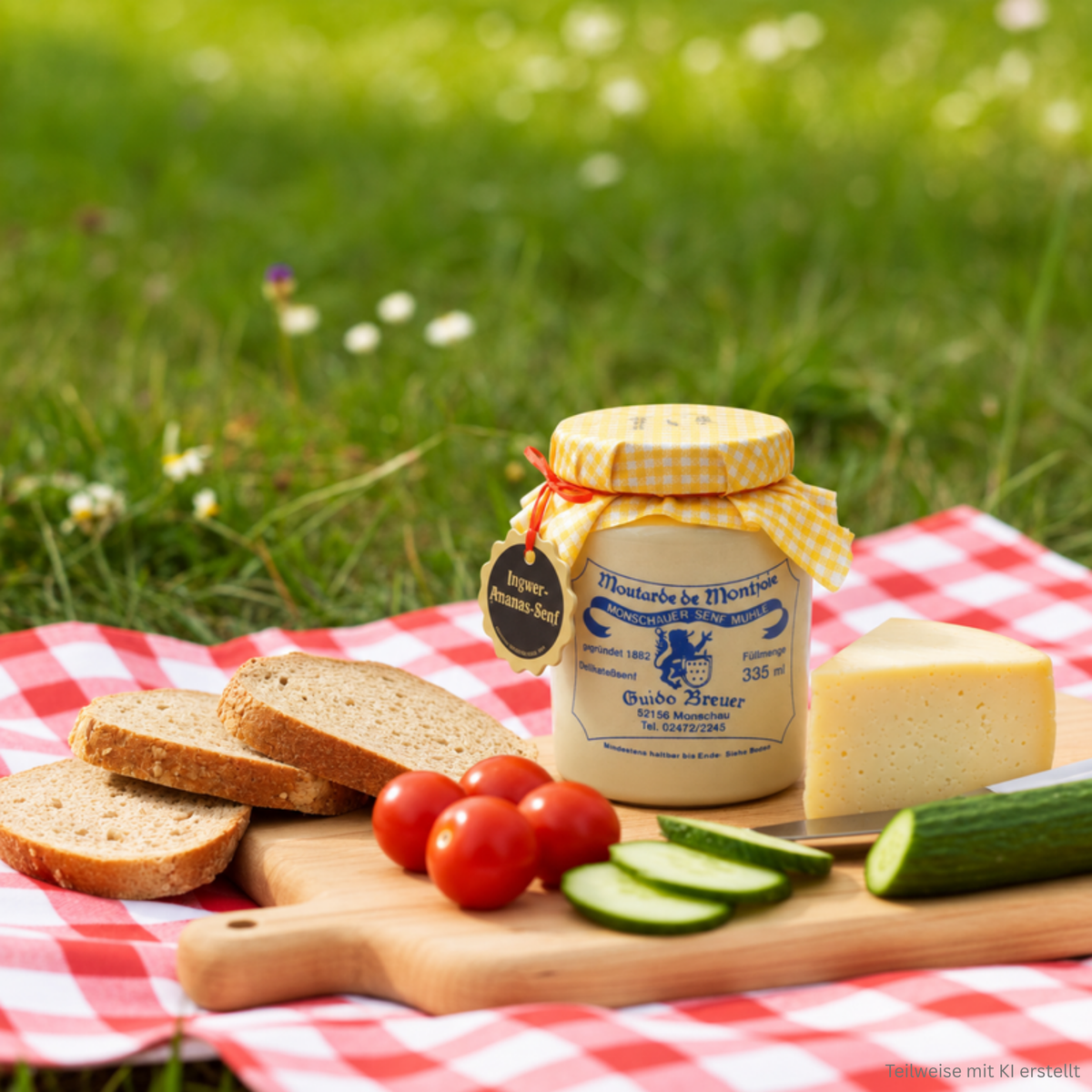 Ginger-Pineapple Mustard - Monschauer Mustard - 100 ml