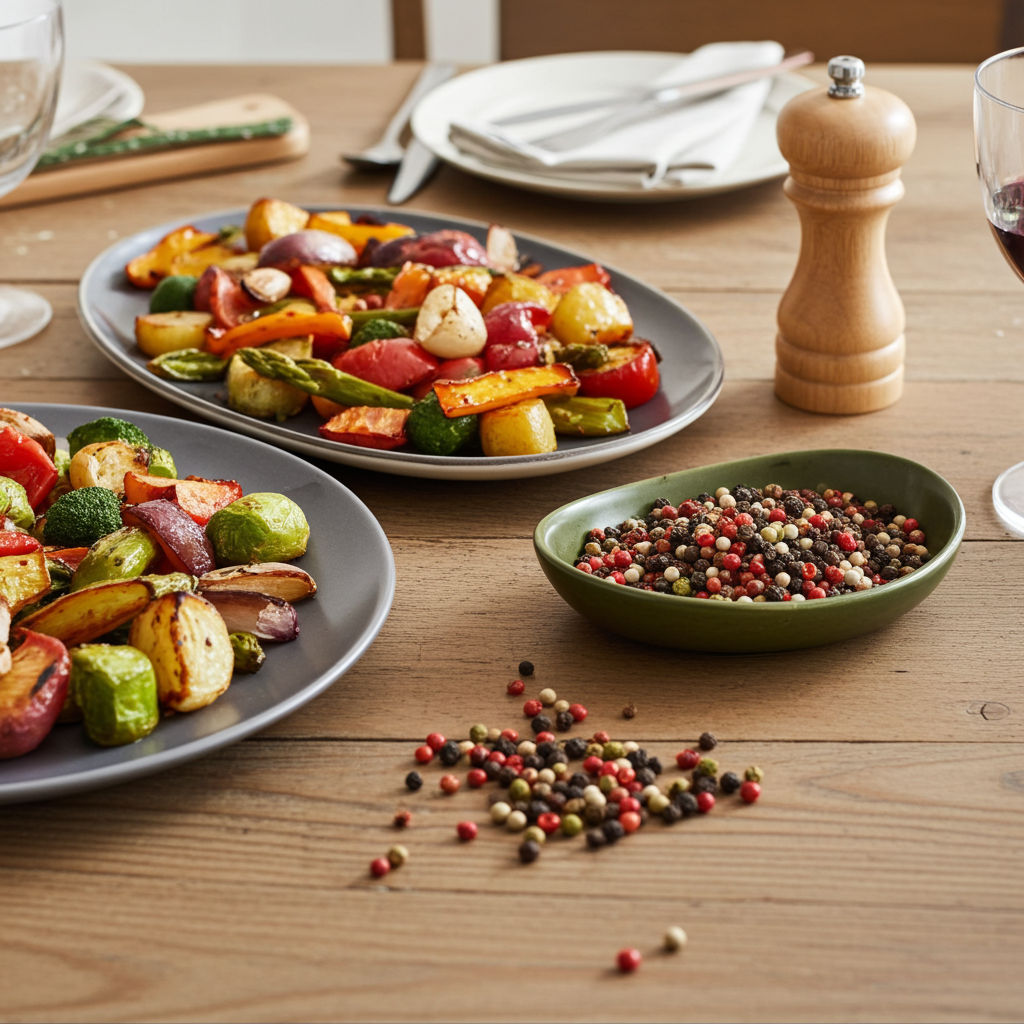 Colorful peppercorns (whole)