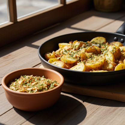 fried potatoes coarse (spice mix)