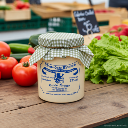 Grüner-Pfeffer-Senf - Monschauer Senf - 335 ml