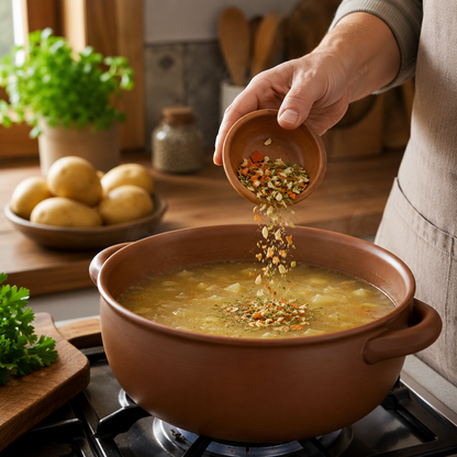 légumes pour soupe (assaisonnement pour soupe)