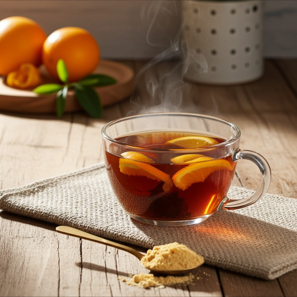 orange peel (ground, sweet)