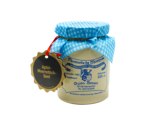 Apfel-Meerrettich-Senf Monschauer Senf Historische Senfmühle Monschau 335 ml
