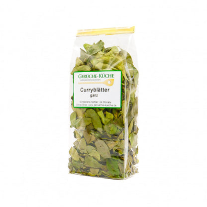 Curryblätter getrocknet | Ganze Blätter 15g