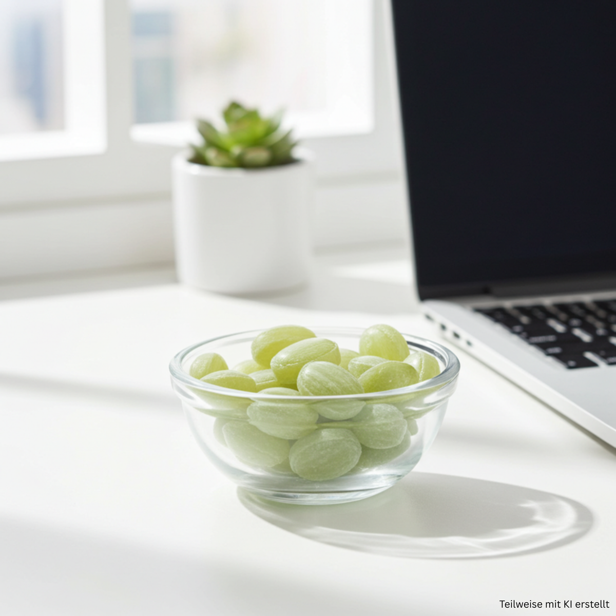 Zuckerfreie Eukalyptus Menthol Bonbons Kräuterbonbons Detailansicht