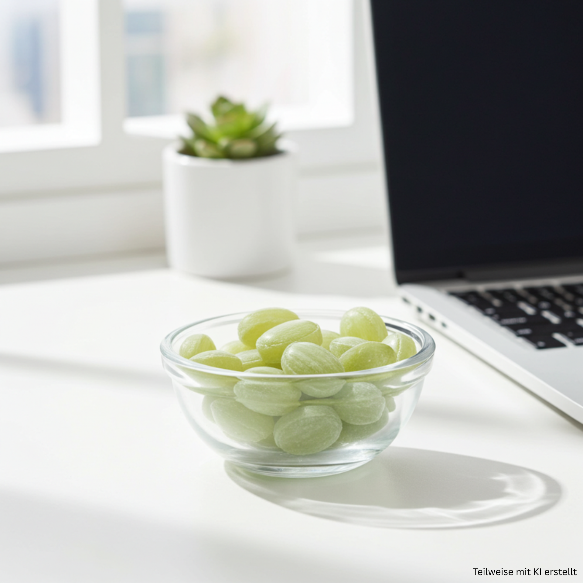 Zuckerfreie Eukalyptus Menthol Bonbons Kräuterbonbons Detailansicht