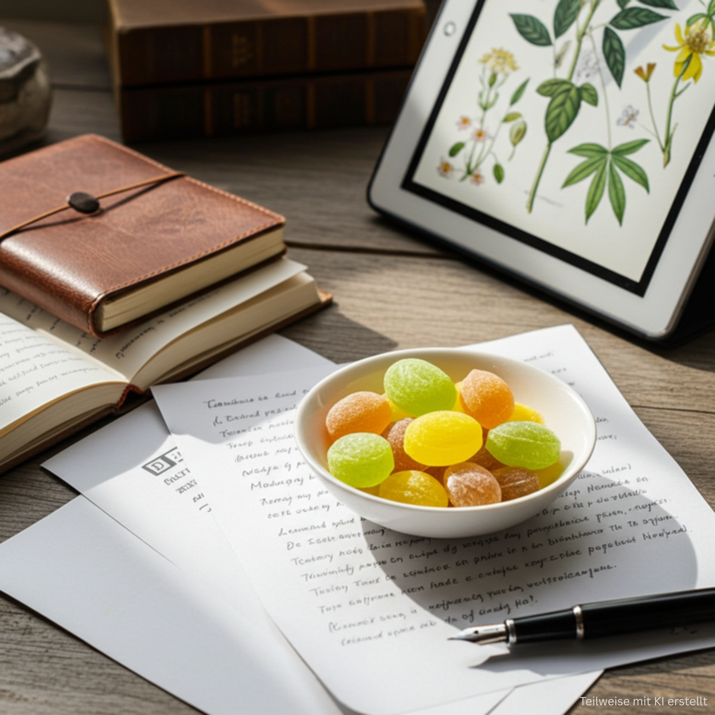 Zuckerfreie Kräutermischung Kräuterbonbons Produktansicht