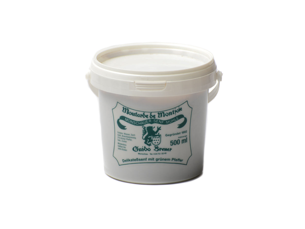 Grüner-Pfeffer-Senf - Monschauer Senf - 500 ml