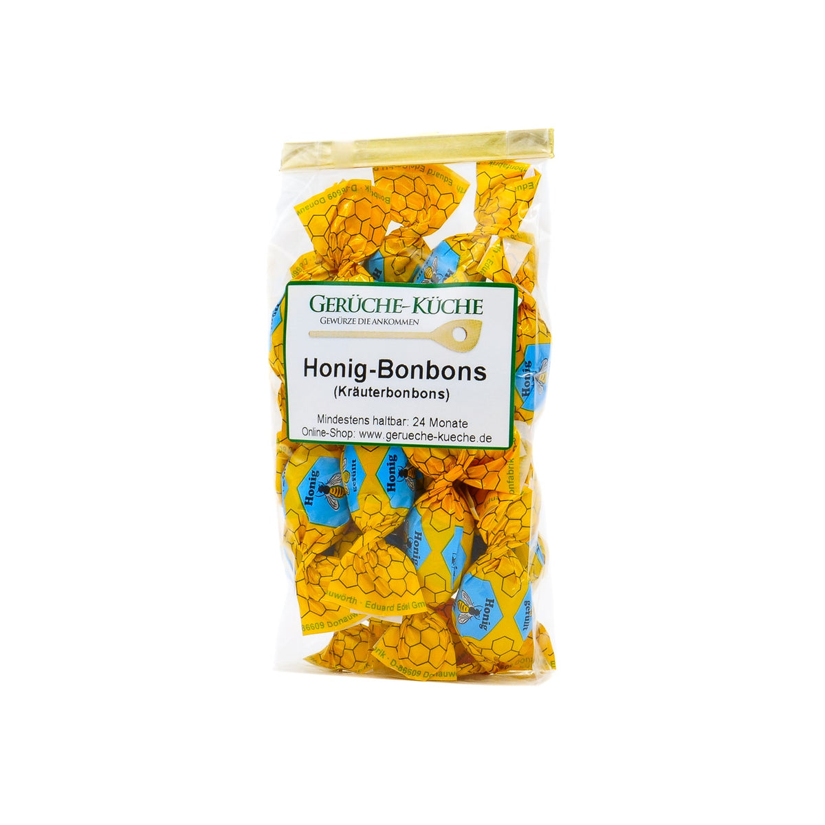 Honig-Bonbons-Kraeuterbonbons