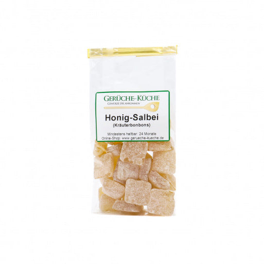 Honig-Salbei-Bonbons Kräuterbonbons Detailansicht