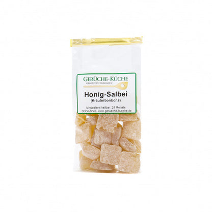 Honig-Salbei-Bonbons Kräuterbonbons Detailansicht