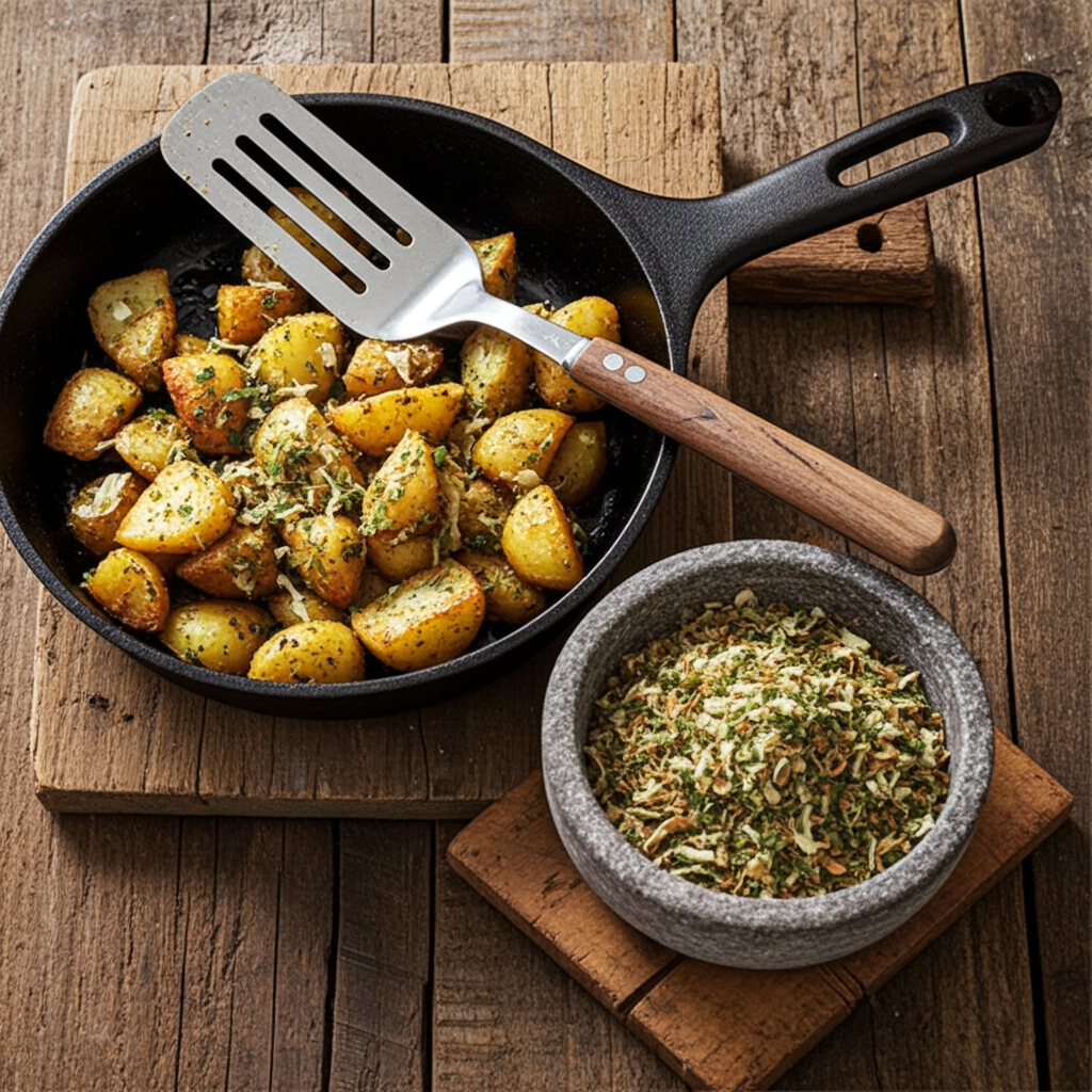 fried potatoes coarse (spice mix)