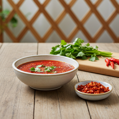 chili flakes (ground with seeds)