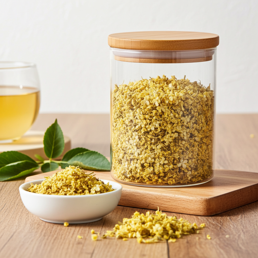 Holunderblüten gerebelt | Holunderblütentee 70g