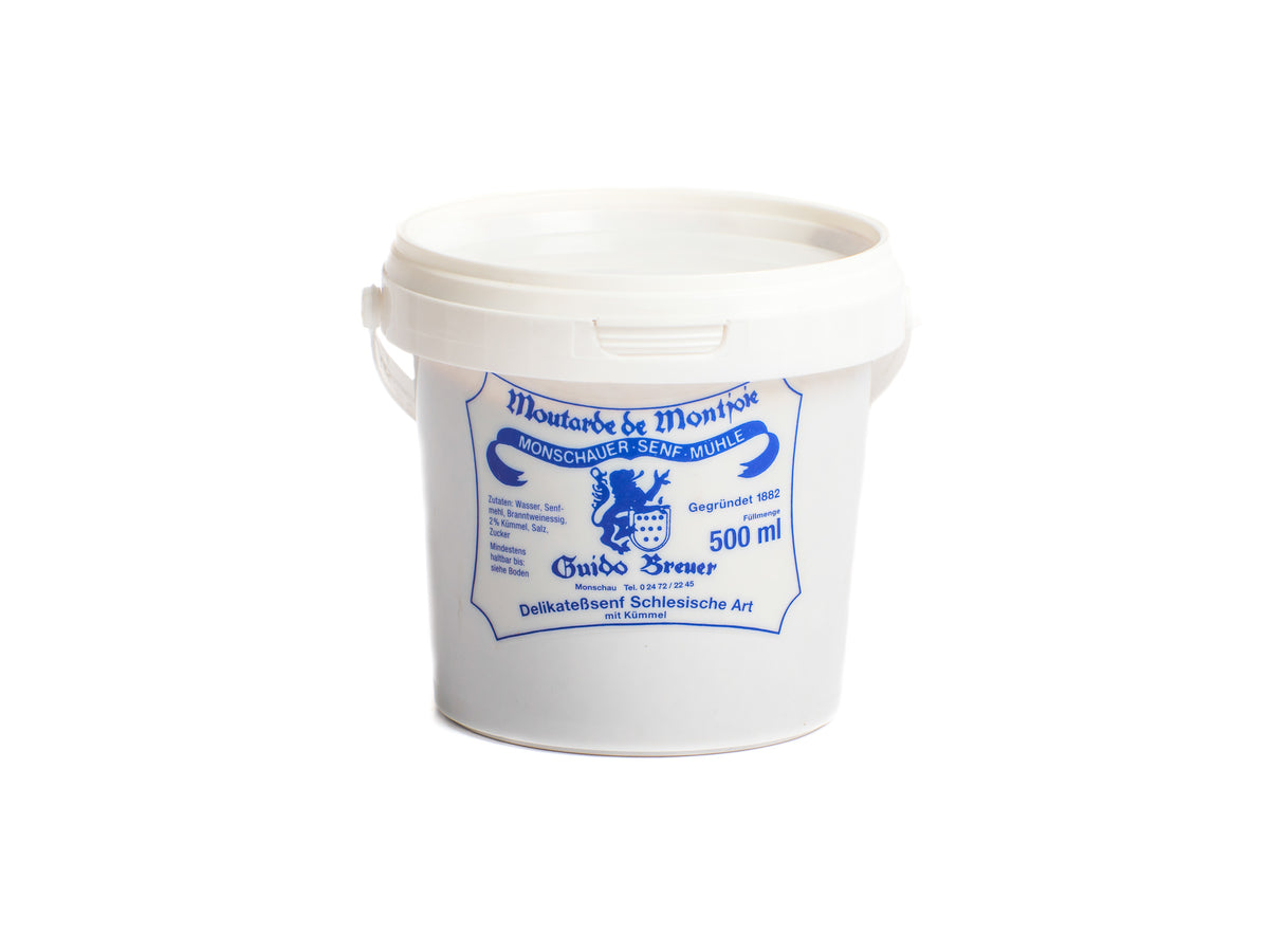 Schlesische Art mit Kümmel - Monschauer Senf - 500 ml