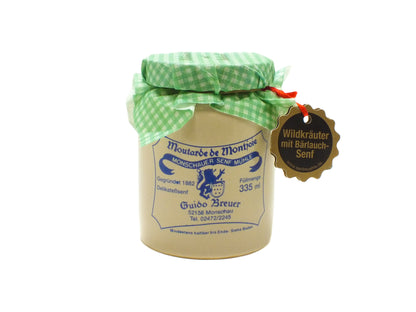 Wildkräuter mit Bärlauch Monschauer Senf Historische Senfmühle Monschau 335 ml