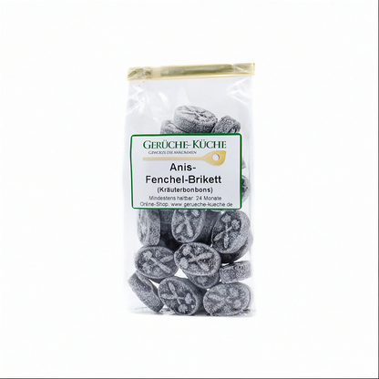 Anis-Fenchel-Brikett Kräuterbonbons Detailansicht