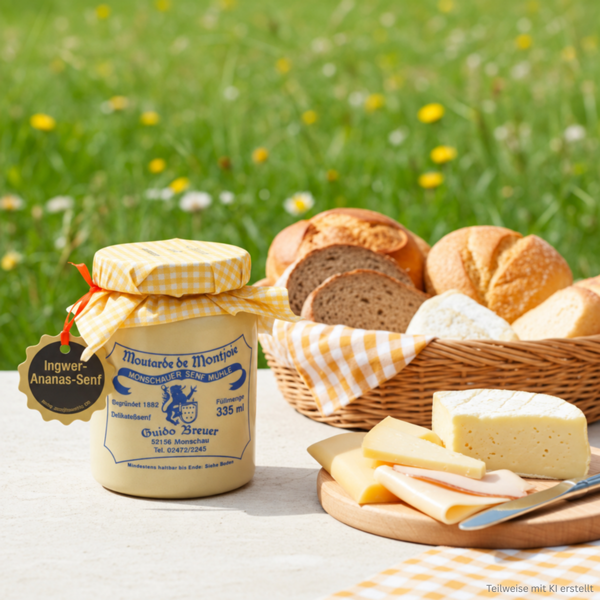 Ginger-Pineapple Mustard - Monschauer Mustard - 100 ml