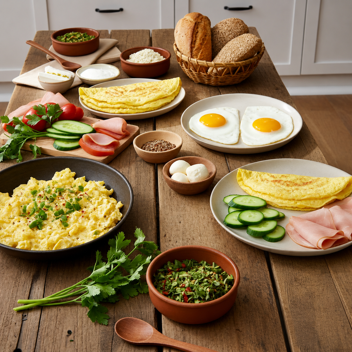 Rührei-Omelette (Gewürzzubereitung)