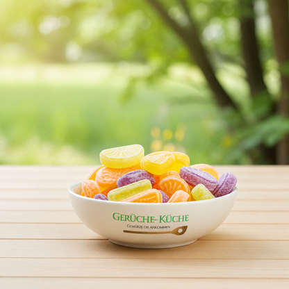 Orange-Zitrone Schnitten - Fruchtbonbons