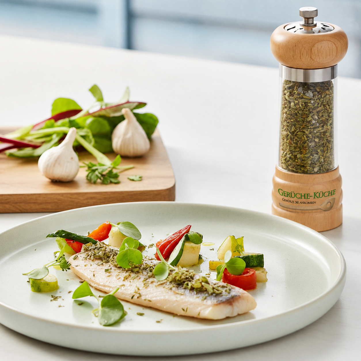 sel aux herbes pour le moulin (préparation d'épices)