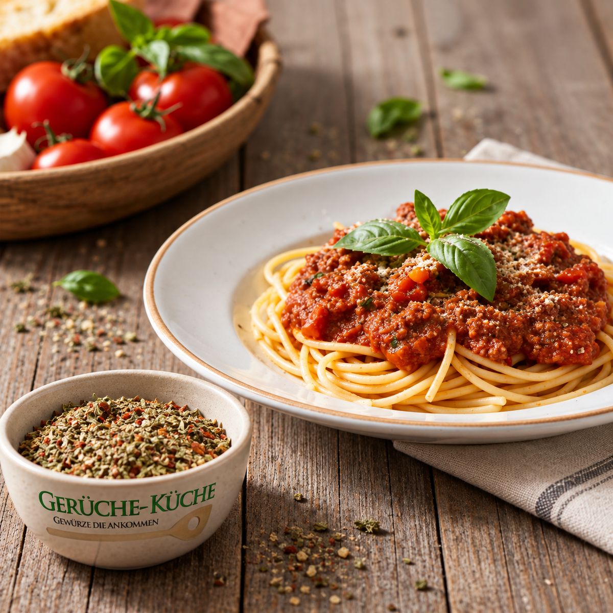 Spaghetti-Bolognese (Gewürzzubereitung)