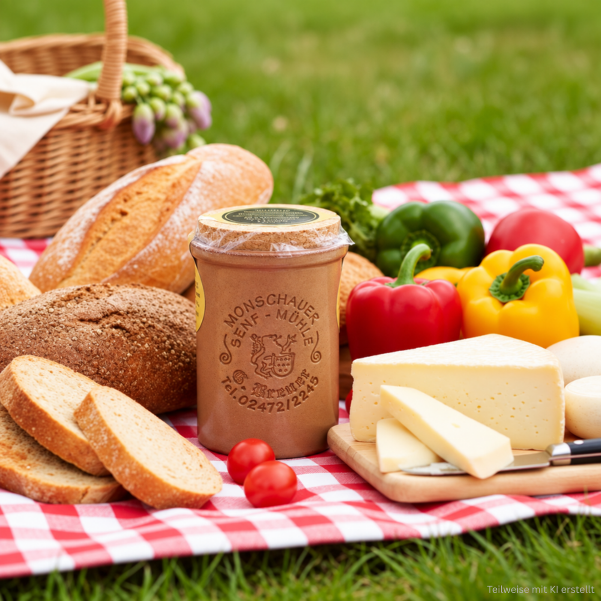 Blackcurrant mustard - Monschauer mustard - 100 ml